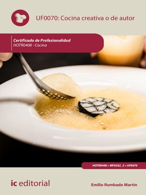 cover image of Cocina creativa o de autor. HOTR0408